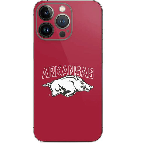 University of Arkansas-Fayetteville Razorbacks Logo iPhone 14 Pro Skin